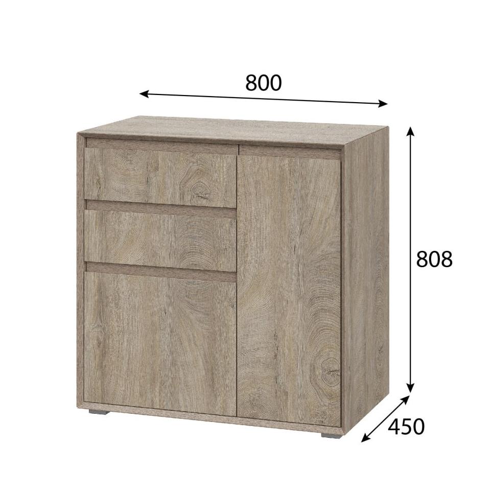 Модульная система "Этна" Комод комбинированный 800 22 J-Э