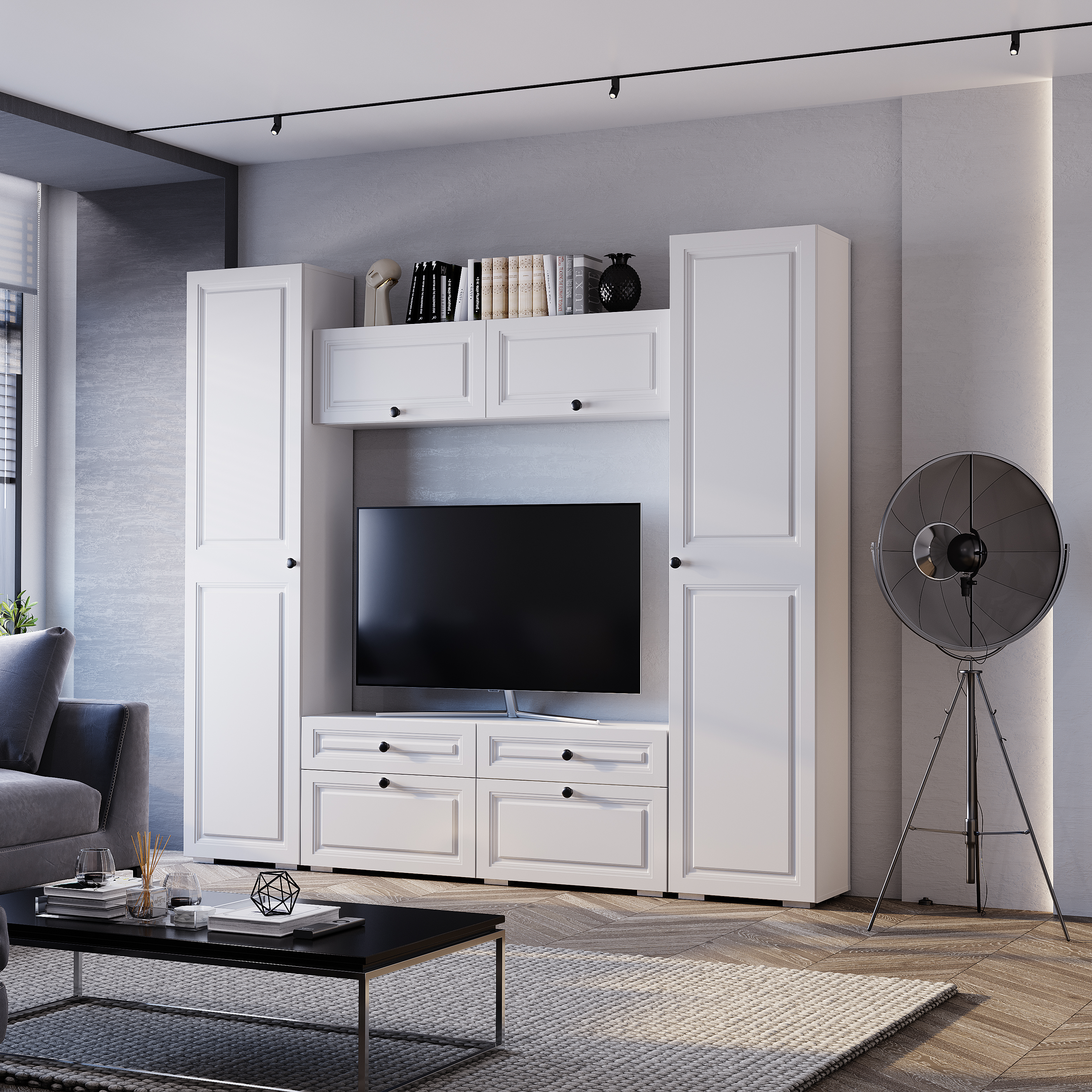 Пенал "Софт" ПН-05 Белый/Эмаль белая (F26)