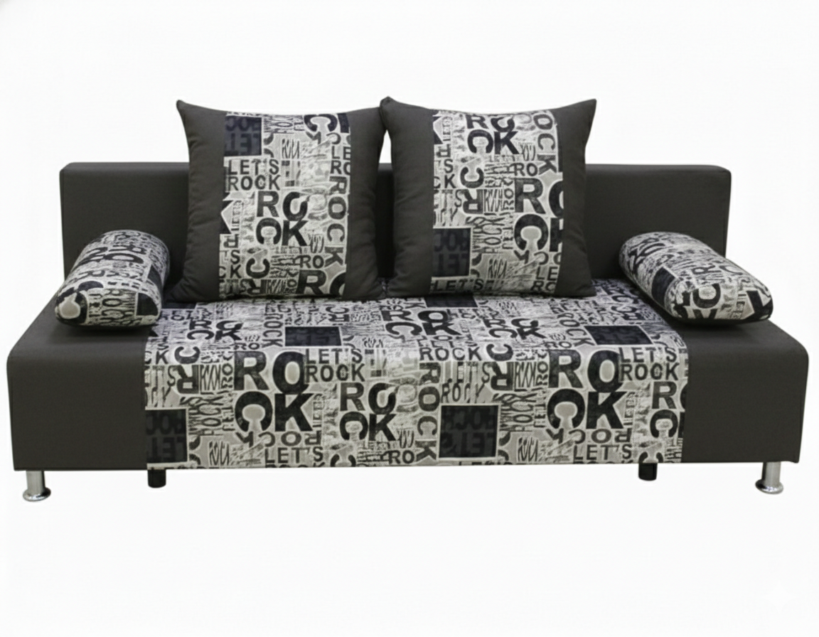 Диван Мадрид рок грей + ЦФ 16-20 1 кат Евромебель