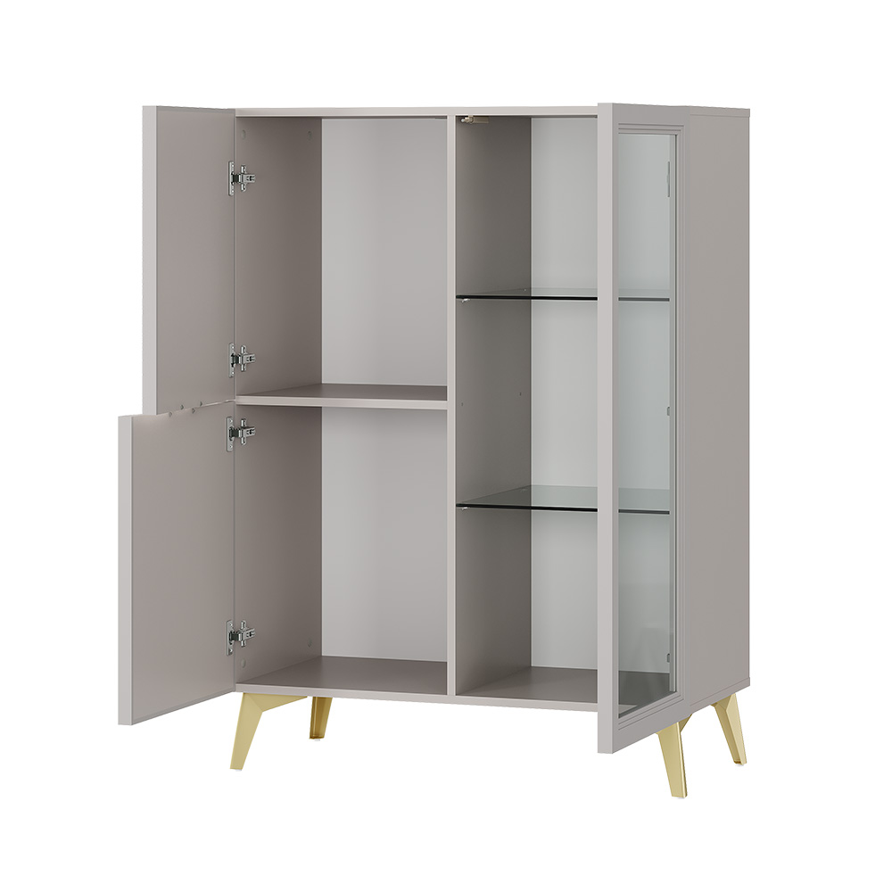 Шкаф-витрина "Эстетика" ШК-23 Кашемир