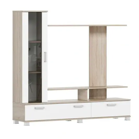 Гостиная Соло дуб сонома/белый