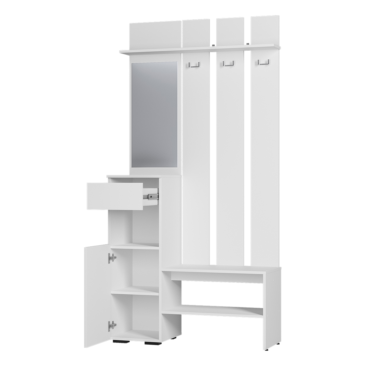 Прихожая "Мия" ПР-03 белый (белый)