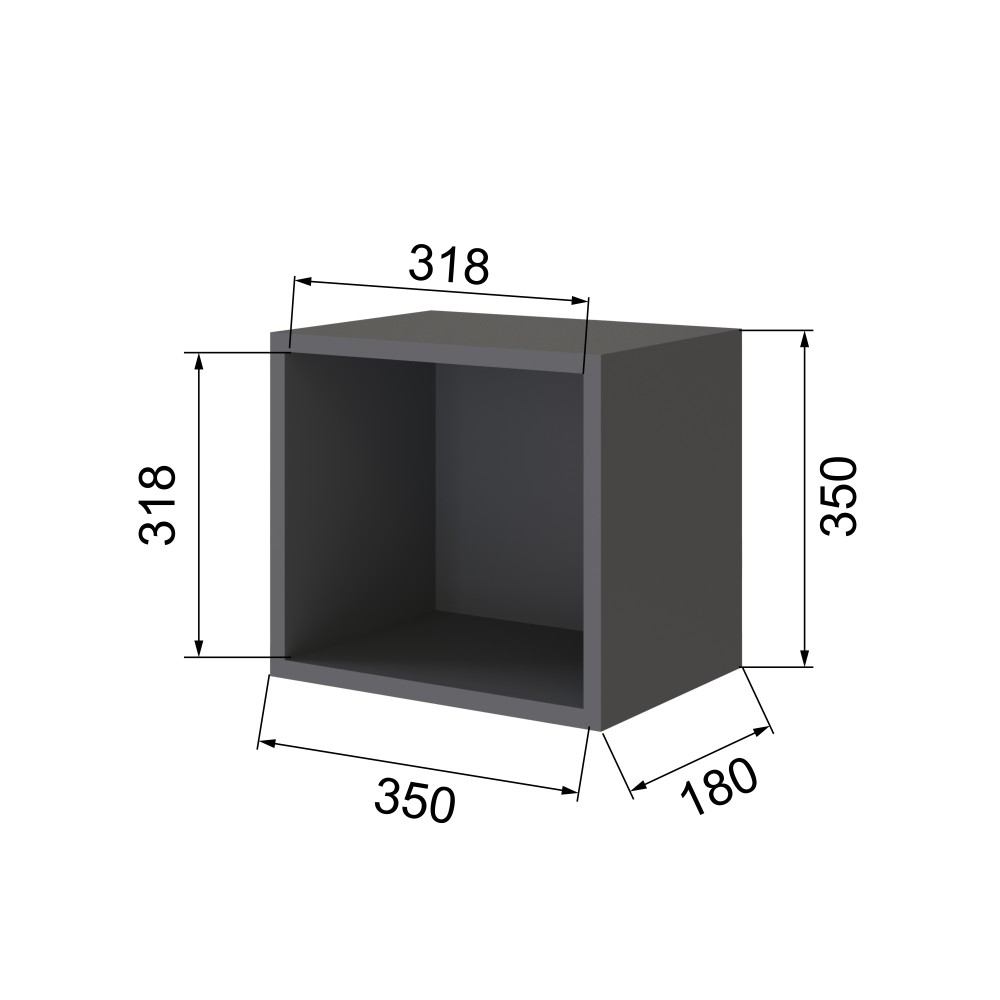 Гостиная Мэнкс Куб для МГТ-1 МГК-ТВ камень серый