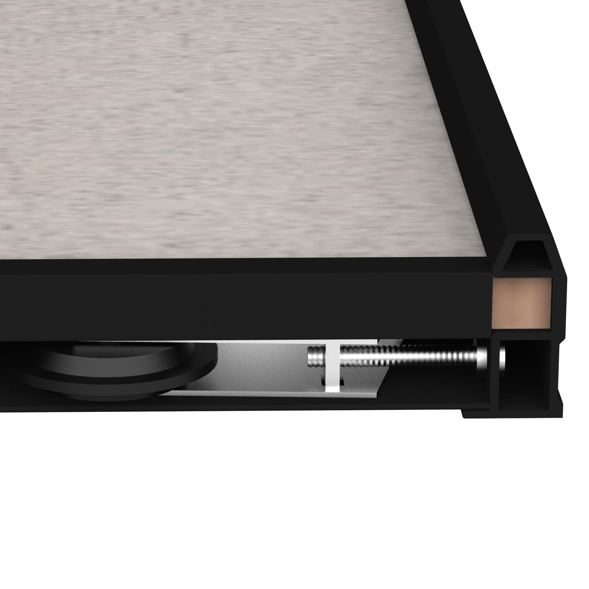 Дверь-купе ЭЛЕГАНТА 2248х604 ЛДСП бетон