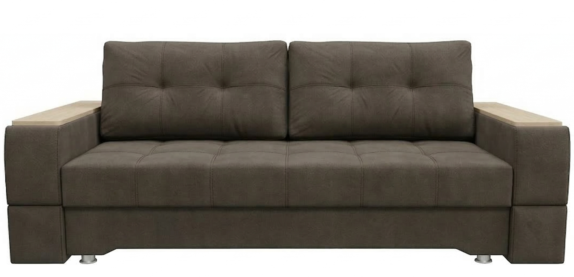 Диван Атлант-2 ДК прямой Тк.LUMA 06 кофе с молоком 2 кат Апогей