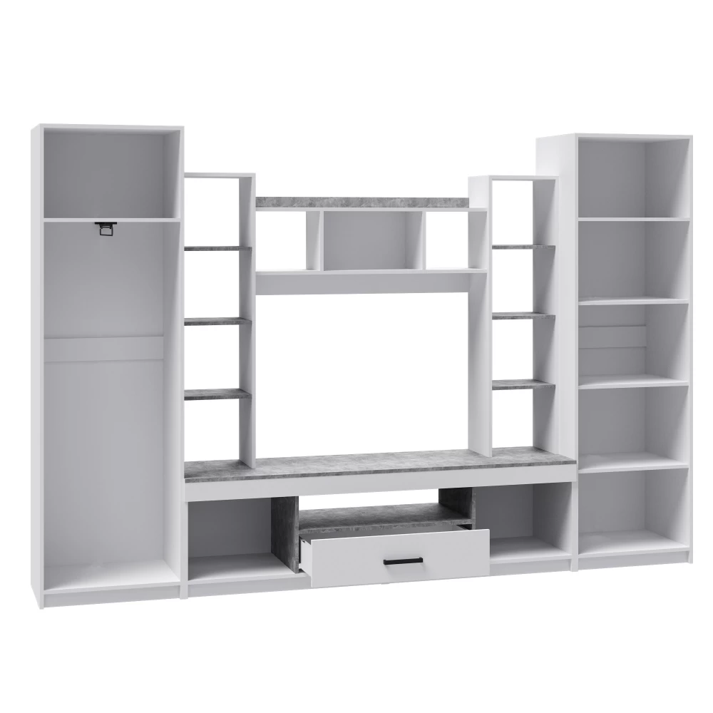 Гостиная Сидней-2 дуб крафт табачный/дуб крафт белый