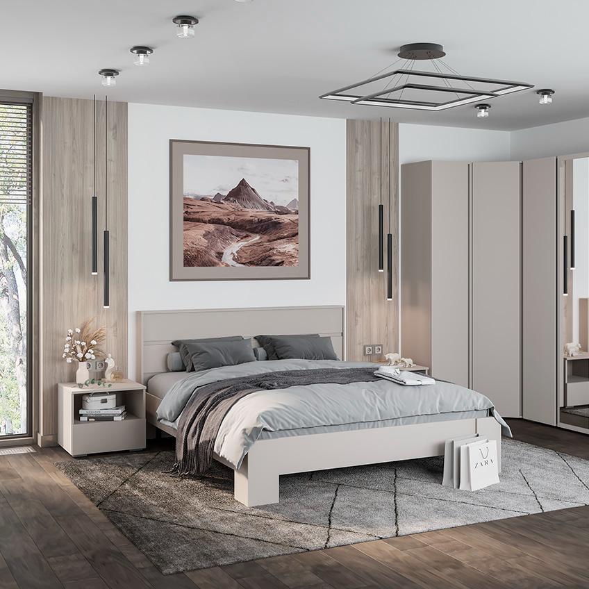 Люмо Кровать КР 02 1470х928х2114 (Кашемир)