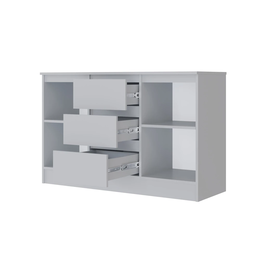 Гостиная Мэнкс Комод МГК-1 камень серый