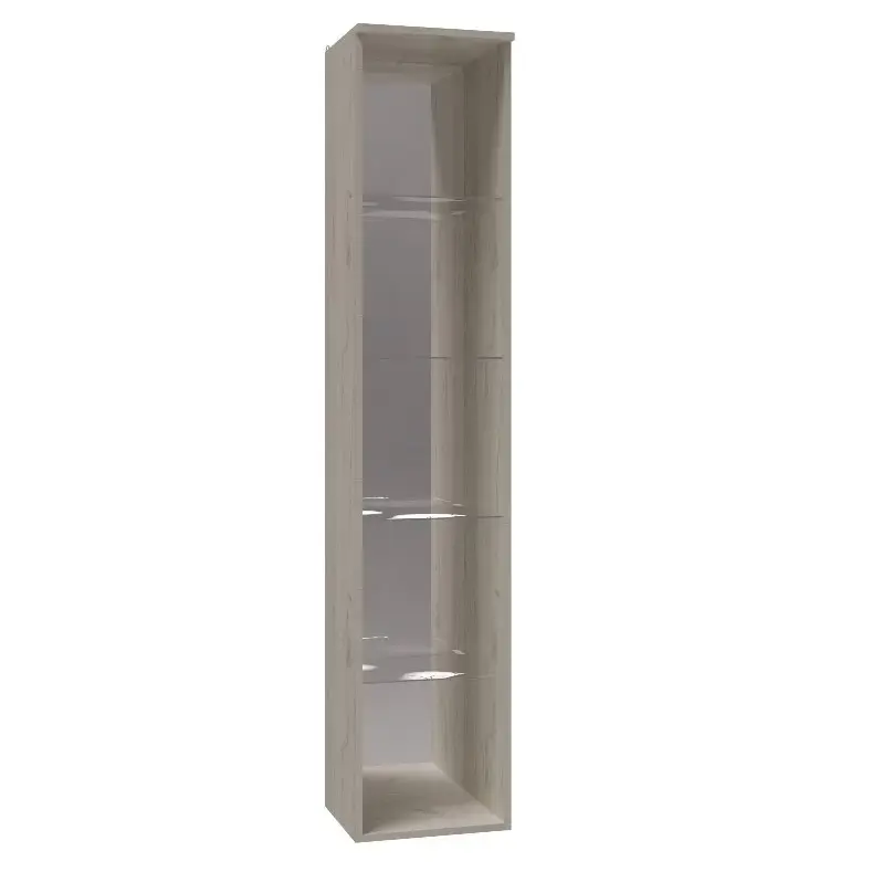 Гостиная София Деко Пенал-витрина СП-5 дуб крафт серый/светло-серый