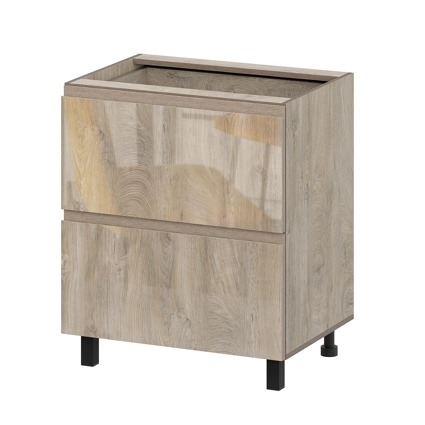 Кухонный гарнитур "Этна" Стол-рабочий 700 (7с3я) Дуб Эндгрейн