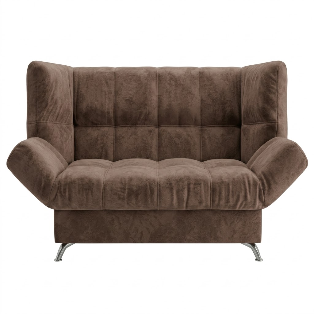 Диван Клик-кляк 8 ДК прямой Тк.Joy 04 коричневый 1 кат Апогей