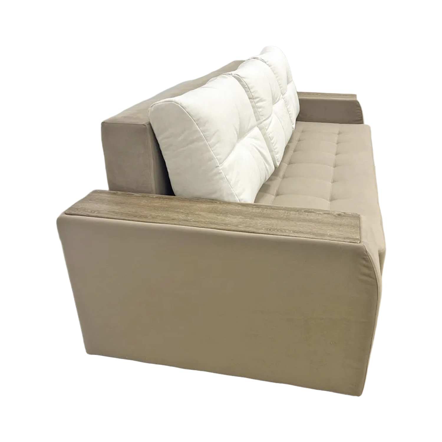 Диван Монтана Д3 Тк.Newtone light beige + Newtone Honey 4 кат ЭКО