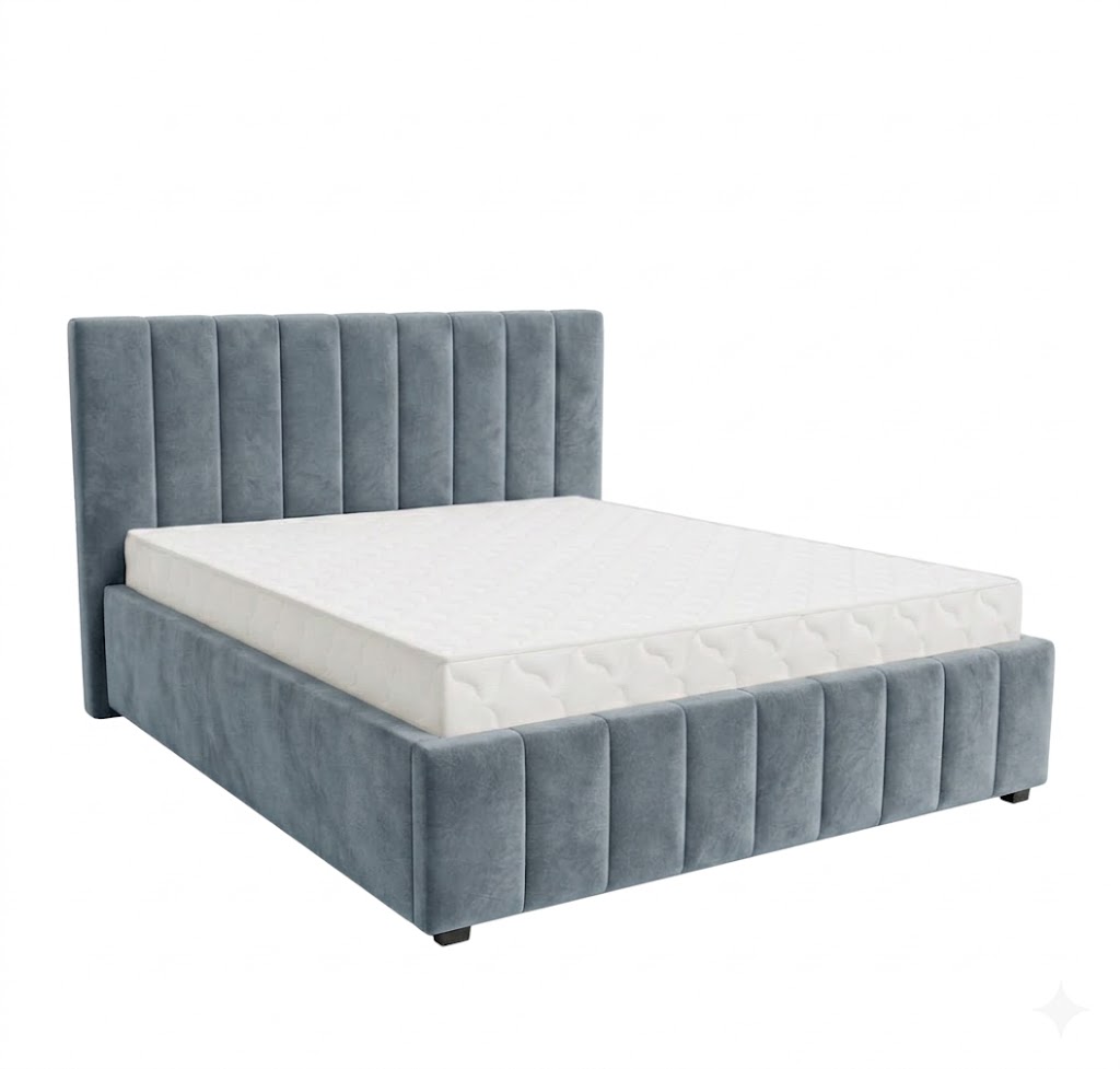 Кровать Кордова-1 1,4*2,0 с П.М. Тк. Sensey Ultimate Grey 3 кат  Апогей