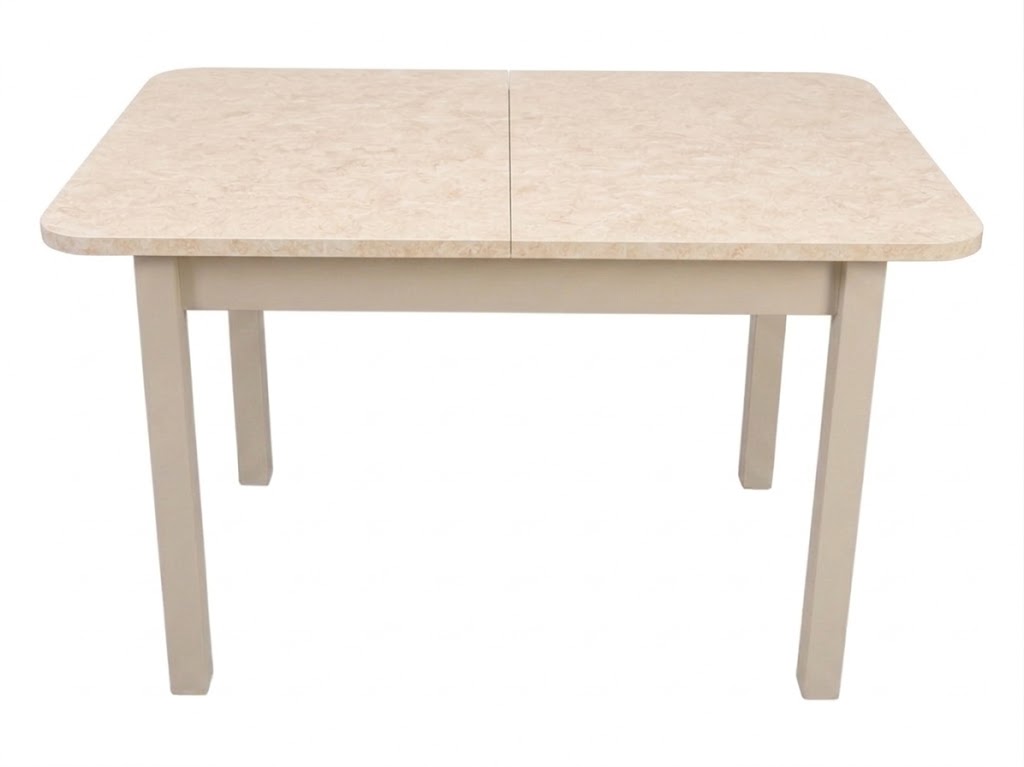 Стол Висма раздвижной 1200(1980)*800 ноги квадро бежевые Бежевое Пл.5448 Альгамбра