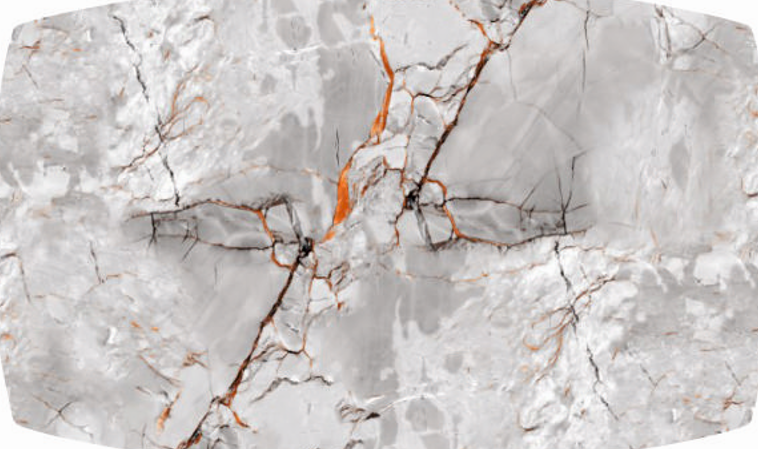 Стол раздвижной Элен С-4 ФП (Мрамор1) белый (110*70) Н-7