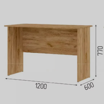 ХЕЛЕН ПС 01 Письменный стол (1.200х0.770х0.600) ФАСАД ДУБ КРАФТ ЗОЛОТО/КОРПУС ДУБ КРАФТ ЗОЛОТО