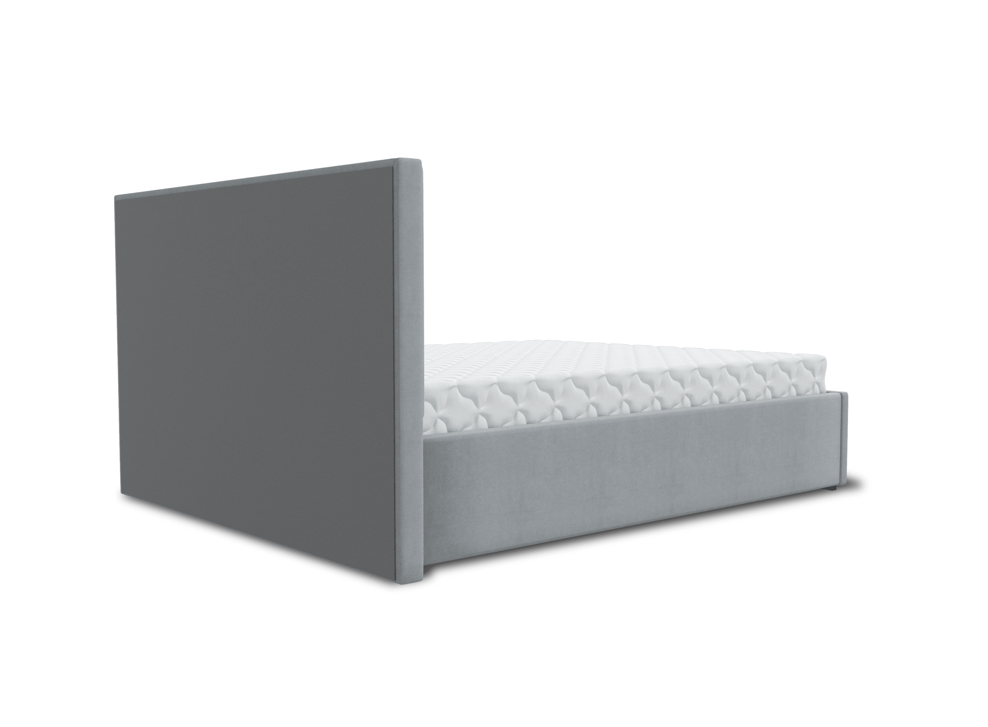 Кровать Рица-1 1,6*2,0 с П.М. Тк. Боска VL-1912-19 (темно-серый) 1 кат Апогей