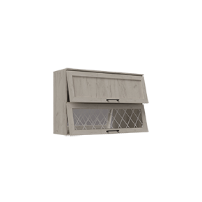 Гостиная София Деко Полка навесная СН-3 дуб крафт серый/светло-серый
