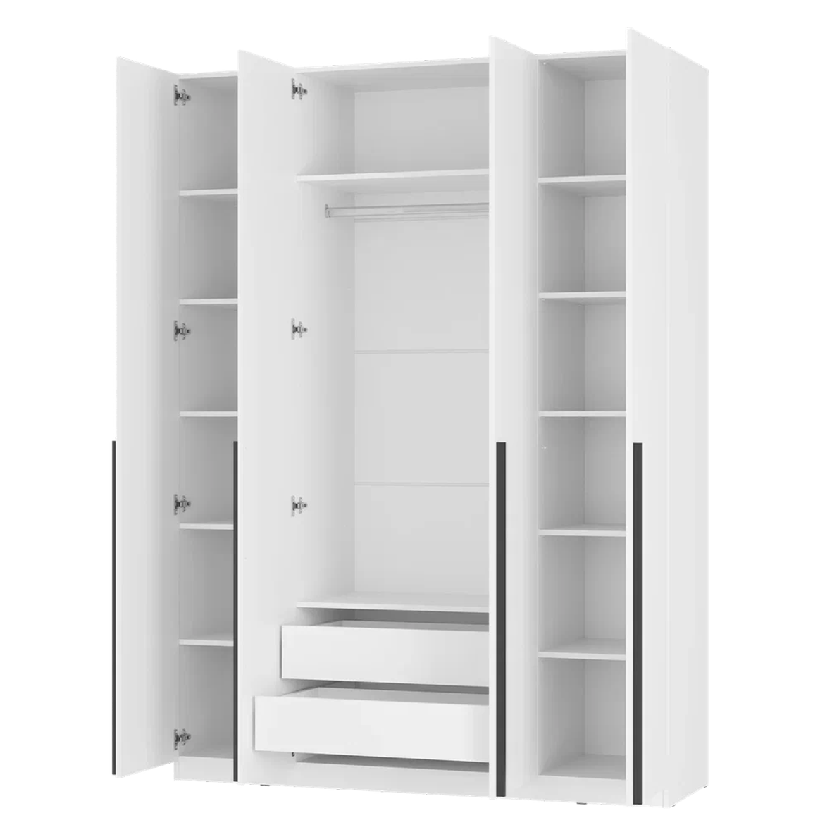 Шкаф 4-х створчатый "Айрон" ШК-13 белый