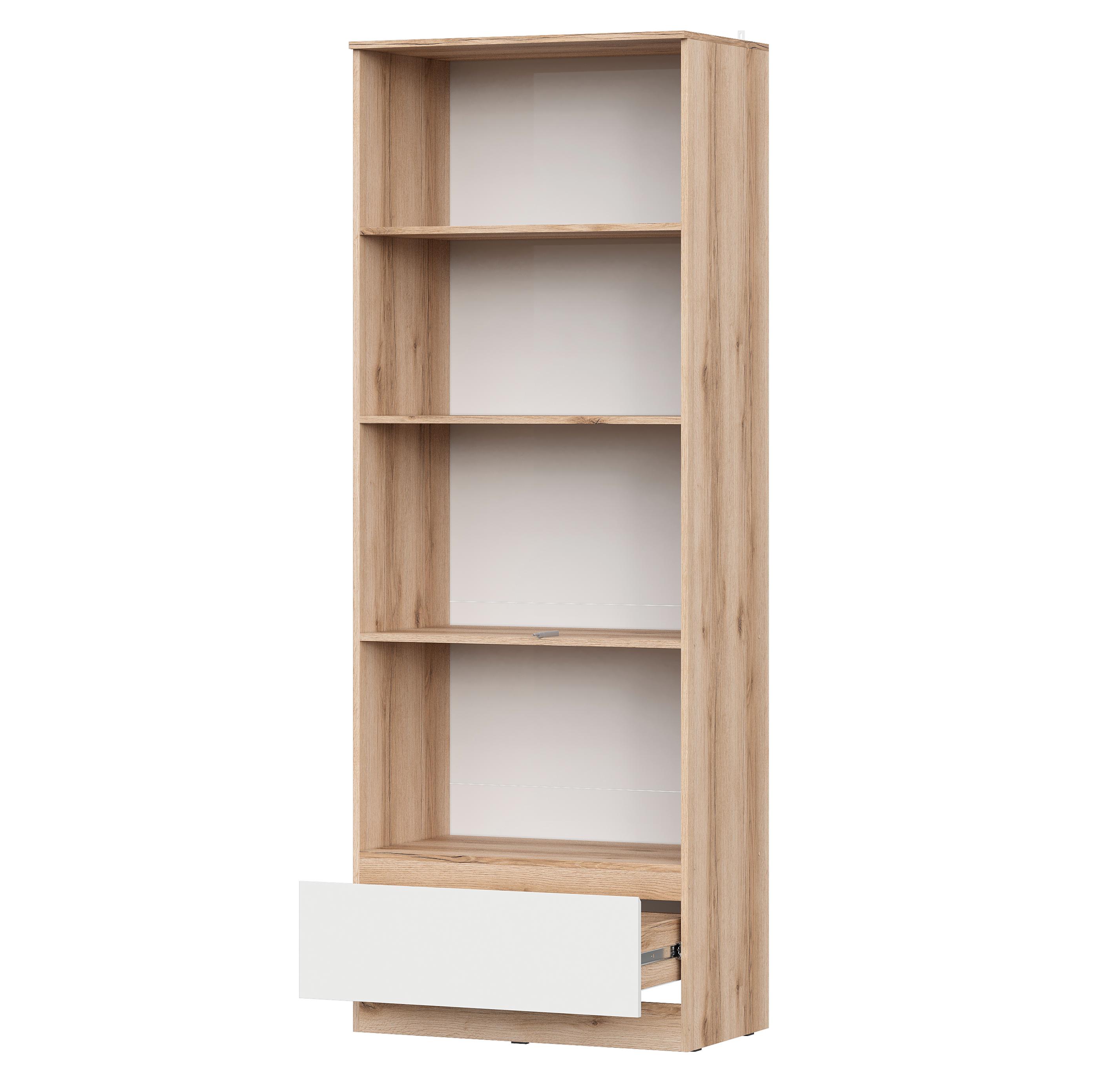 Модульная система "Брауни" Шкаф двухстворчатый (с ящиками) Дуб Делано/Белый NN Модульная система "Брауни" Шкаф двухстворчатый (с ящиками) Дуб Делано/Белый NN