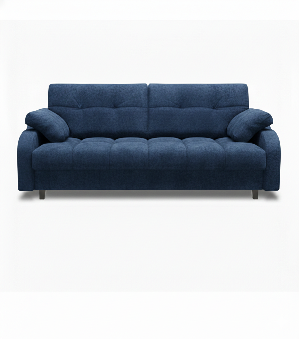 Диван Регина-10.2 ДК (Финка-4) прямой Тк.Эрика VL-2009-07 синий меланж 1 кат Регина