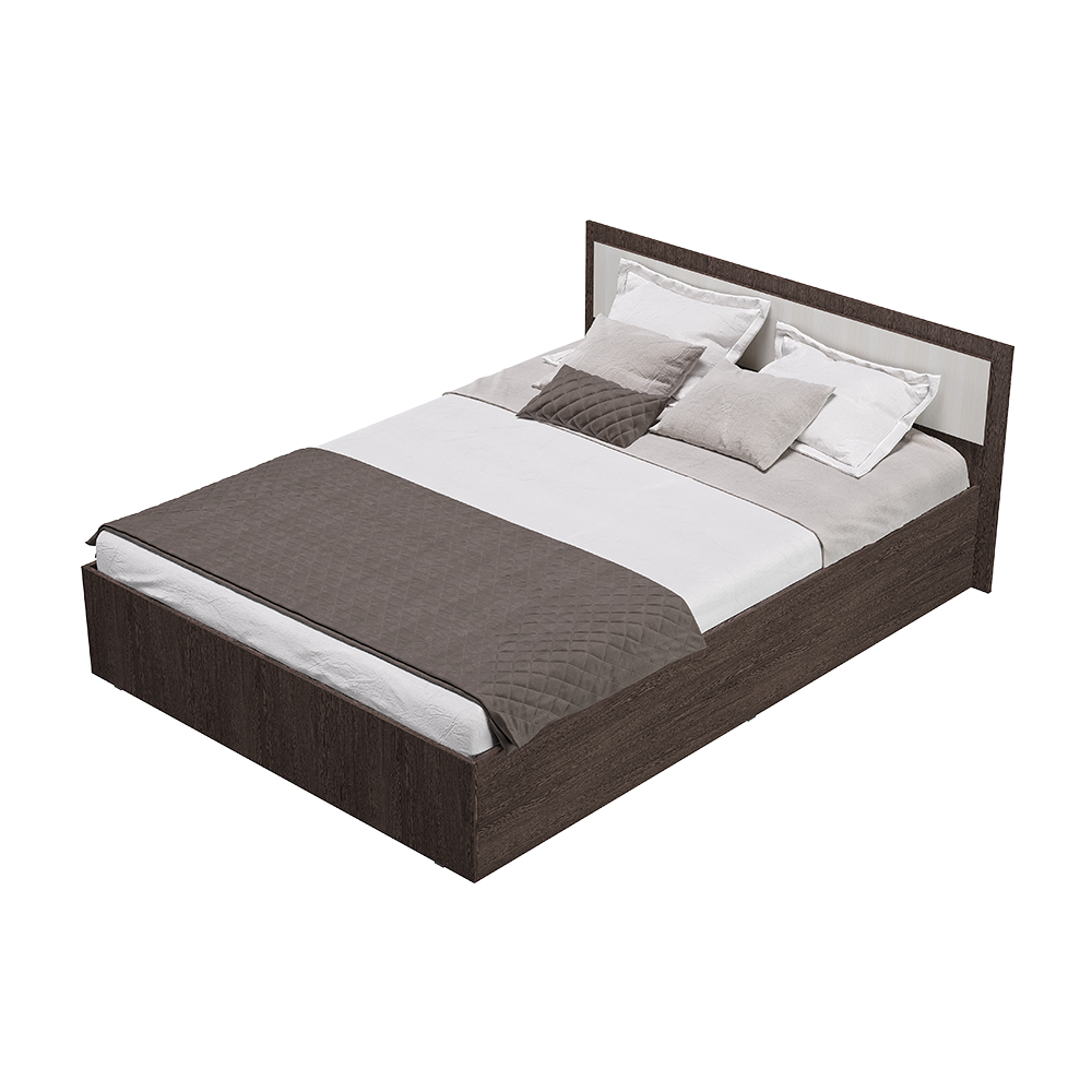 Кровать 1,4 м "Фиеста" венге/лоредо