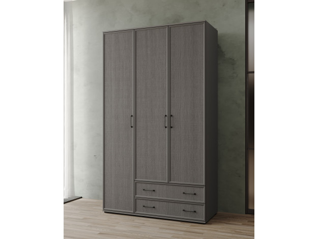 Шкаф Нельсон НШ-23 без зеркала графит серый