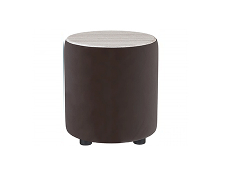 Пуф Пай коричневый/мдф сандал белый