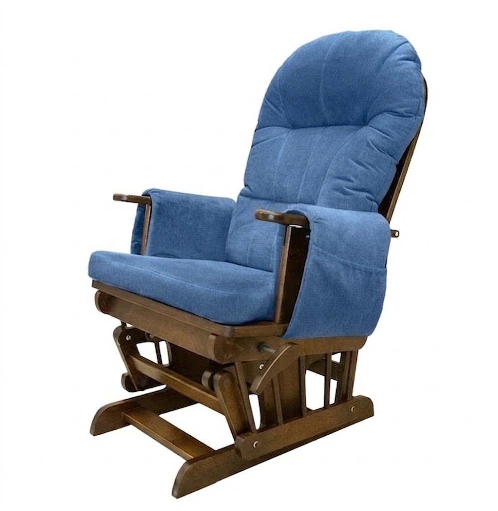 Кресло-качалка Граф-1М Тк. Omega 26 синий