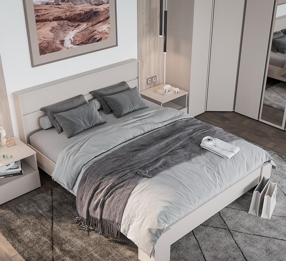 Люмо Кровать КР 03 1670х928х2114 (Кашемир)