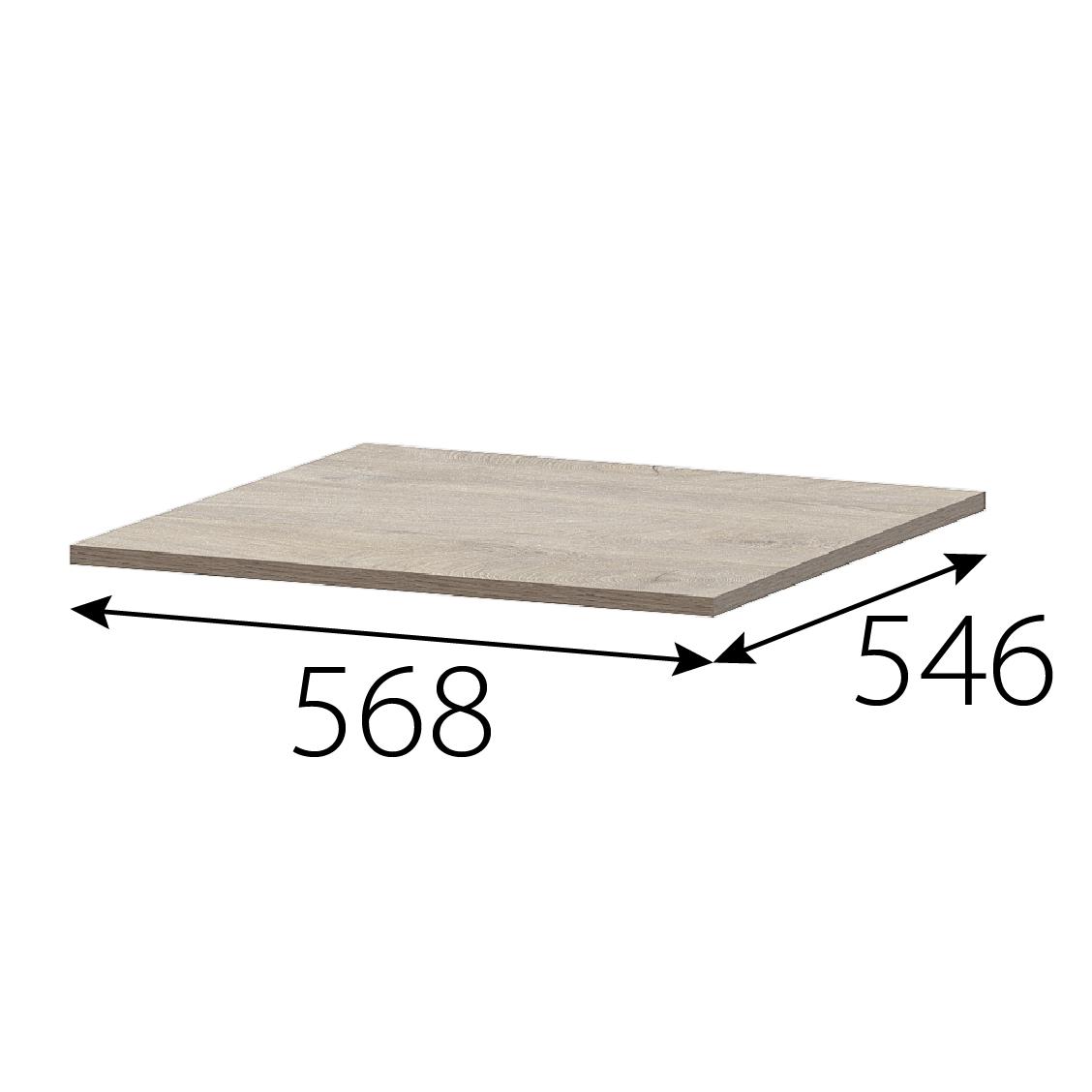 Кухонный гарнитур "Этна" Полка 600 (6пл1)