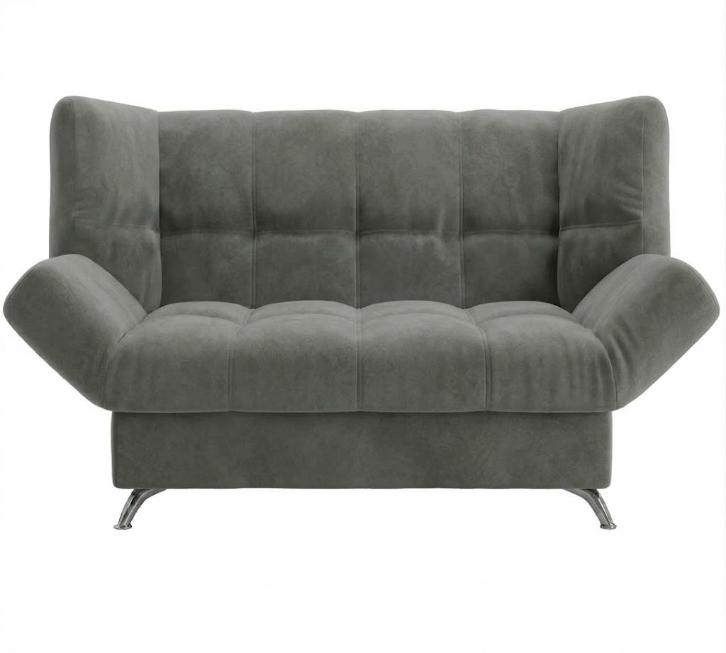 Диван Клик-кляк 8 ДК прямой Тк.Monaco 06 Grey серый 1 кат Апогей