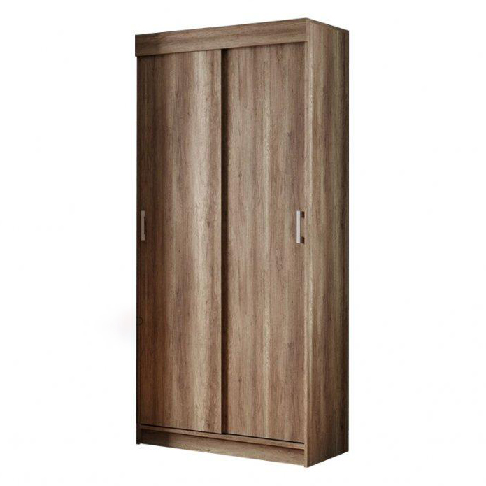 Шкаф купе ЕВРО (1000х2100х416) Фасад ДУБ КАНЬОН/Корпус ДУБ КАНЬОН