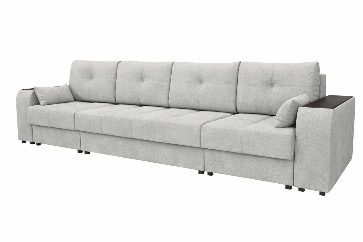 Диван Регина-15 (Остин 3) ДК+2 КК прямой Тк.WT 2366-14 серебристо-серый 1 кат Регина