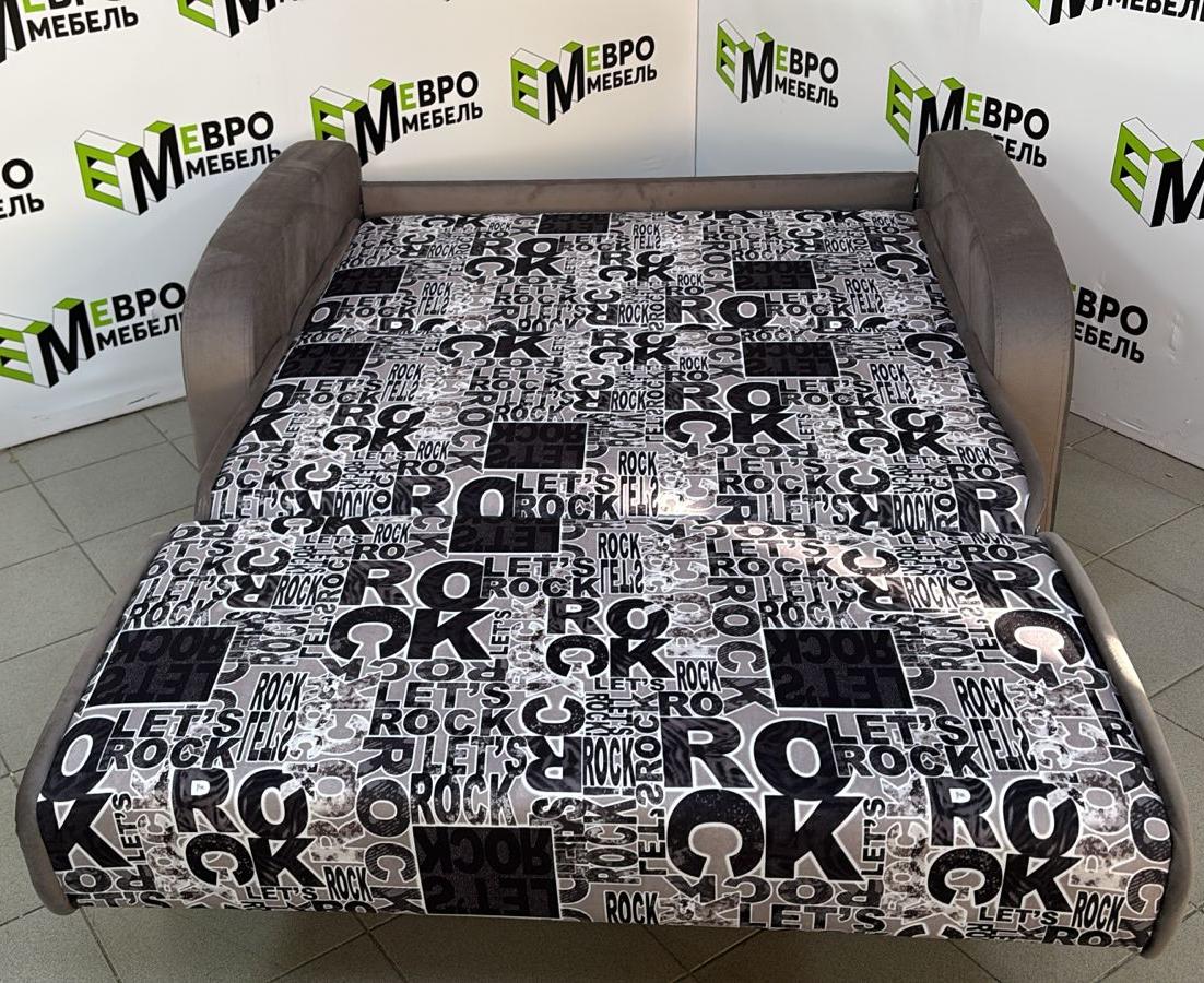 Диван Рио 1,2 Тк.Рок грей + ЦФ022-3 1 кат Евромебель