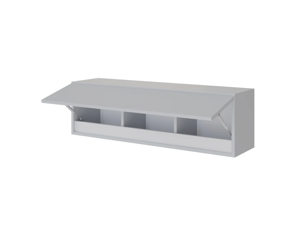 Гостиная Мэнкс Навесная полка МГН-1 камень серый