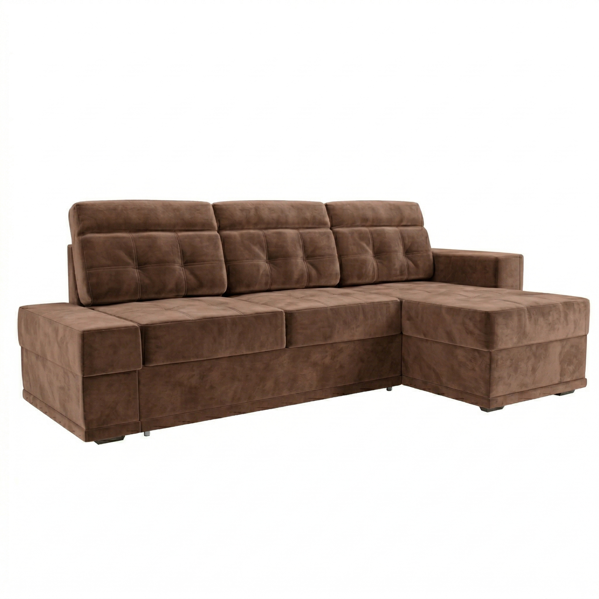 Диван угловой Мартин ДКУ-О с оттоманкой Тк.Tenerif Koriza  2 кат Апогей