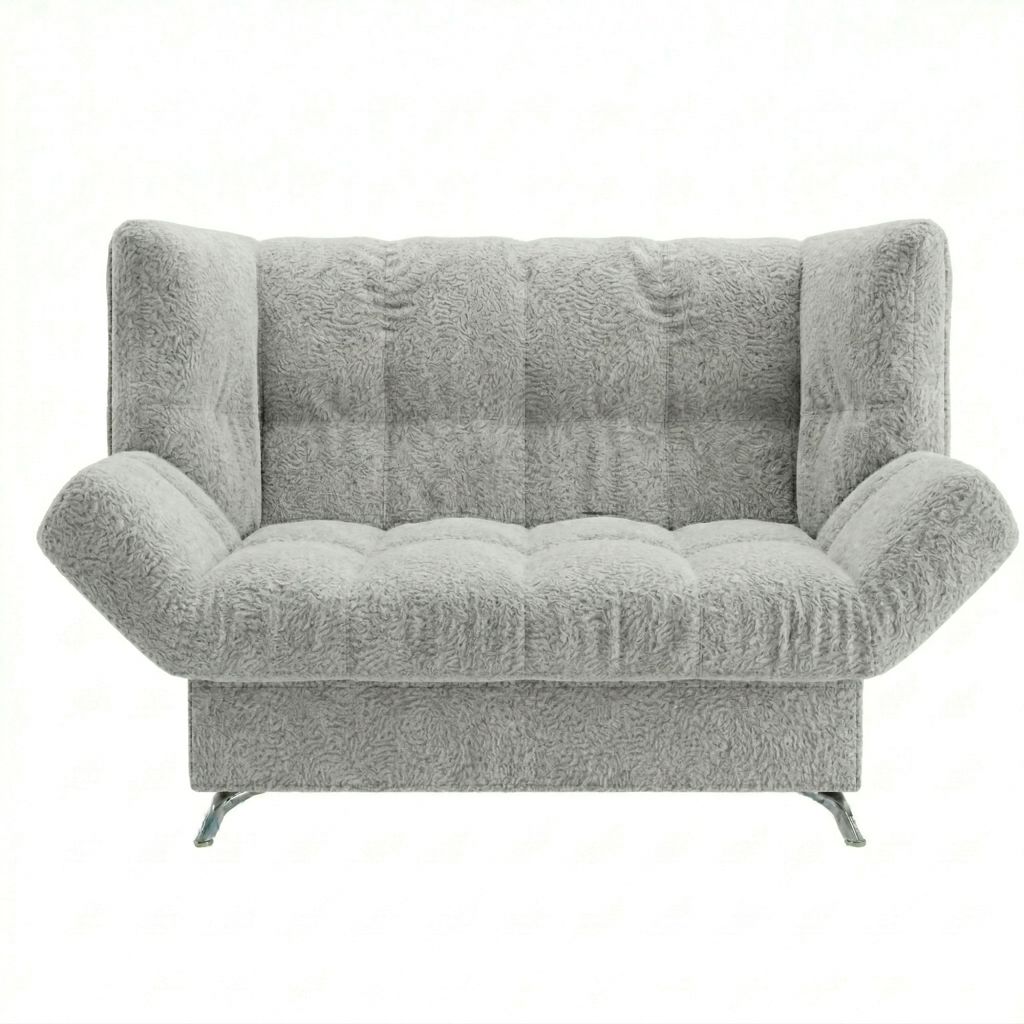 Диван Клик-кляк 8 ДК прямой Тк.Joy 02 серый 1 кат Апогей