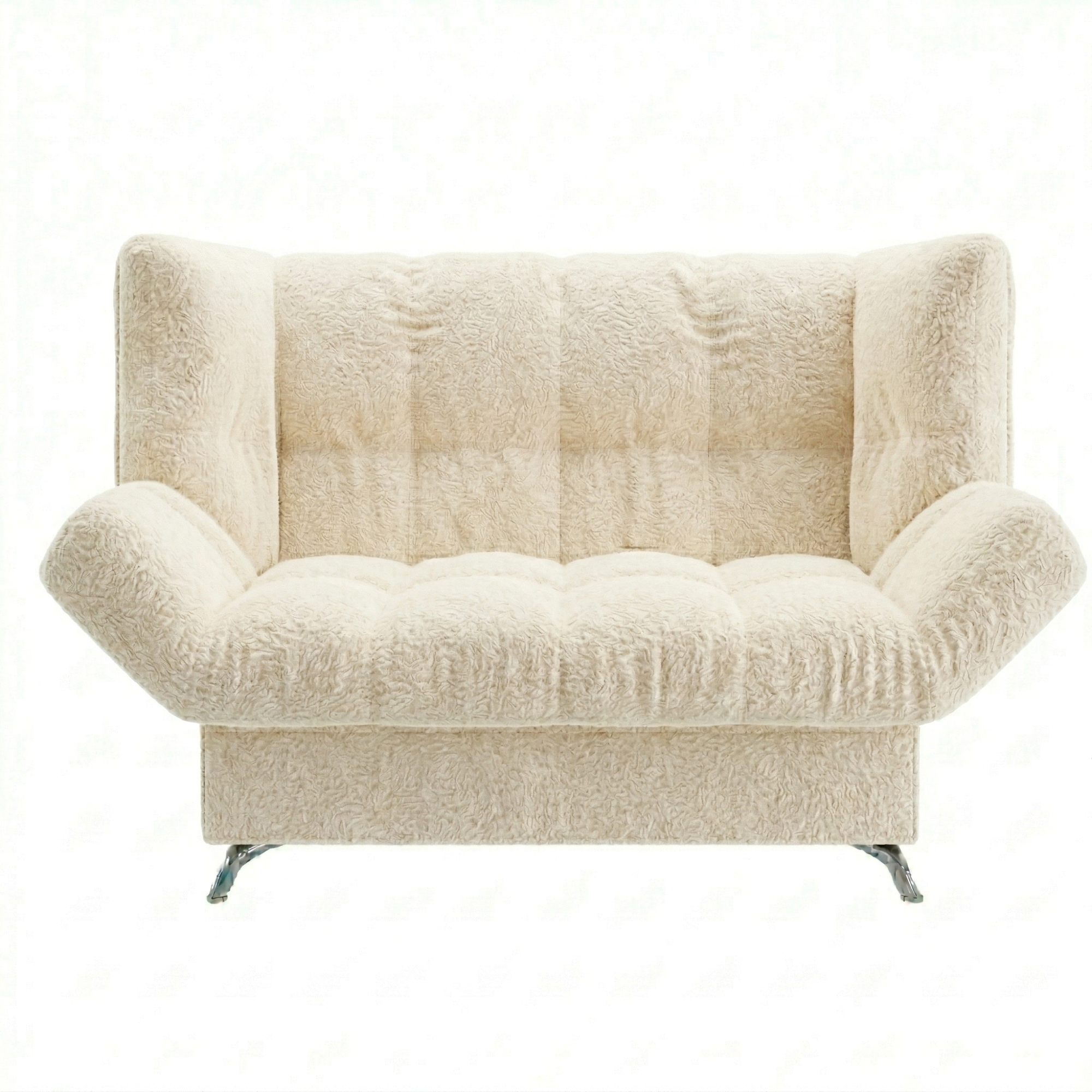 Диван Клик-кляк 8 ДК прямой Тк.Monaco 01 Sand (абсолют) молочный 1 кат Апогей