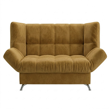 Диван Клик-кляк 8 ДК прямой Тк.SELFIE Chai Tea желто-коричневый 2 кат Апогей
