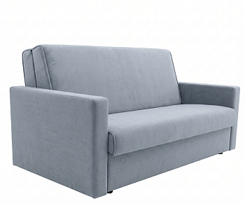 Диван прямой Парма-1 1400 Аккордеон Тк.Nicki 88 серый + Nicki 88 серый 4 кат ЭКО