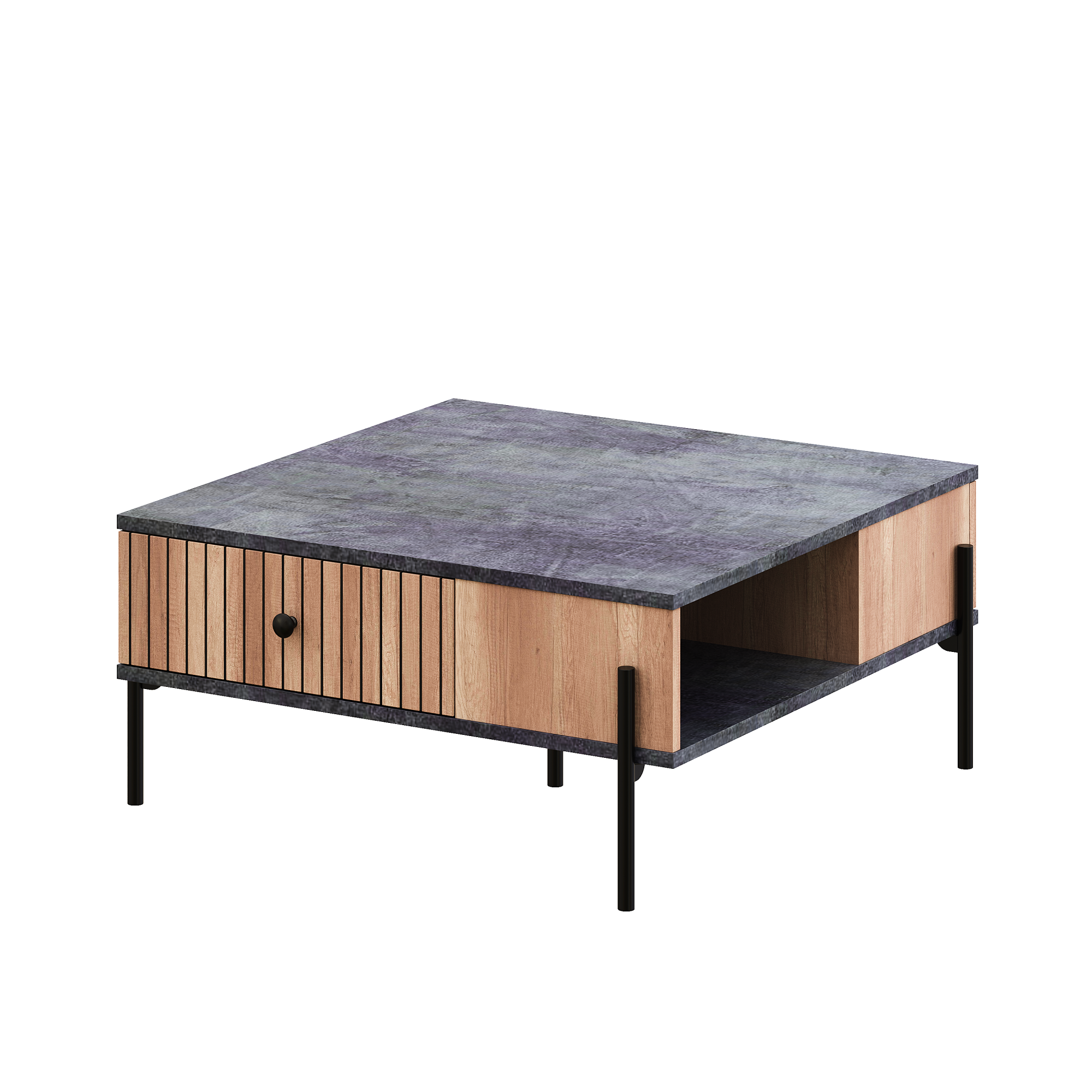 Денвер № 08 Стол журнальный с ящиками