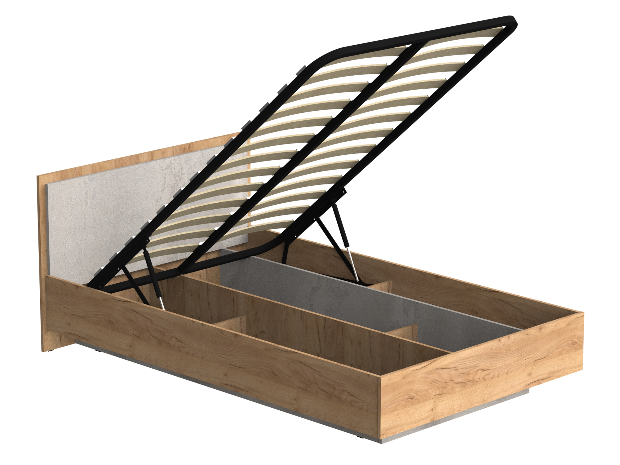 Кровать 1200 БЕНТОН 1268х800(351)х2048