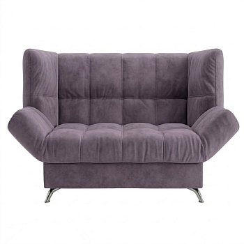 Диван Клик-кляк 8 ДК прямой Тк.SELFIE Elderberry сиреневый 2 кат Апогей