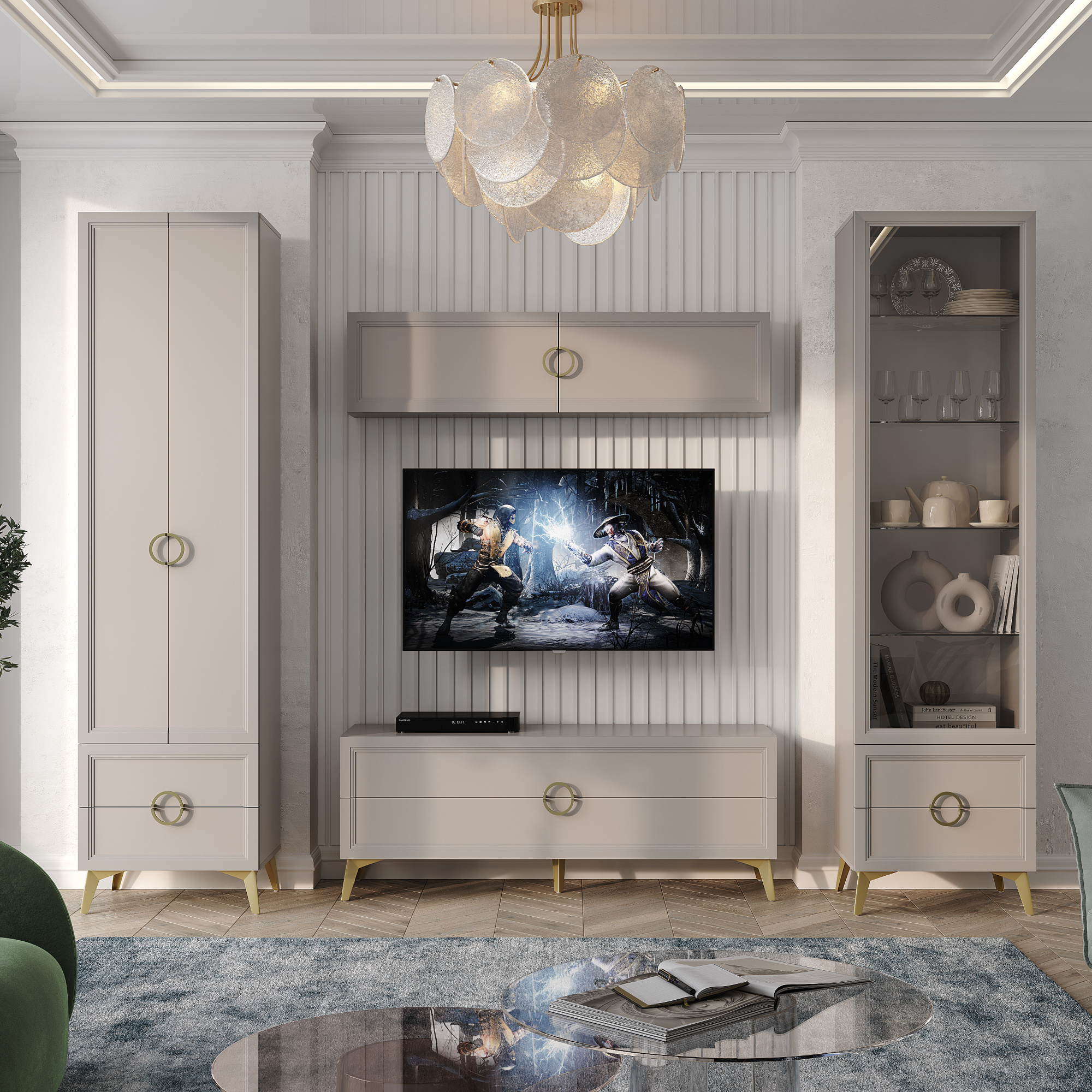 Шкаф навесной "Эстетика" ШКН-02 Кашемир