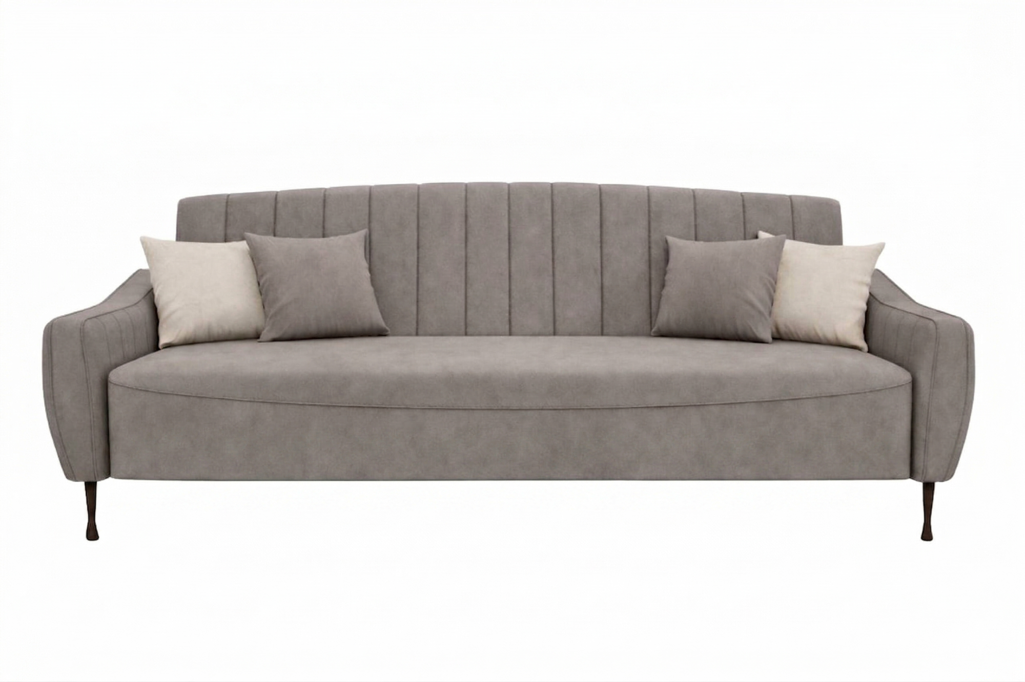 Диван Регина-10.2 (Асти) прямой Тк.WT 2366- 6 (какао) + Монако 01 АБ крем 1 кат Регина