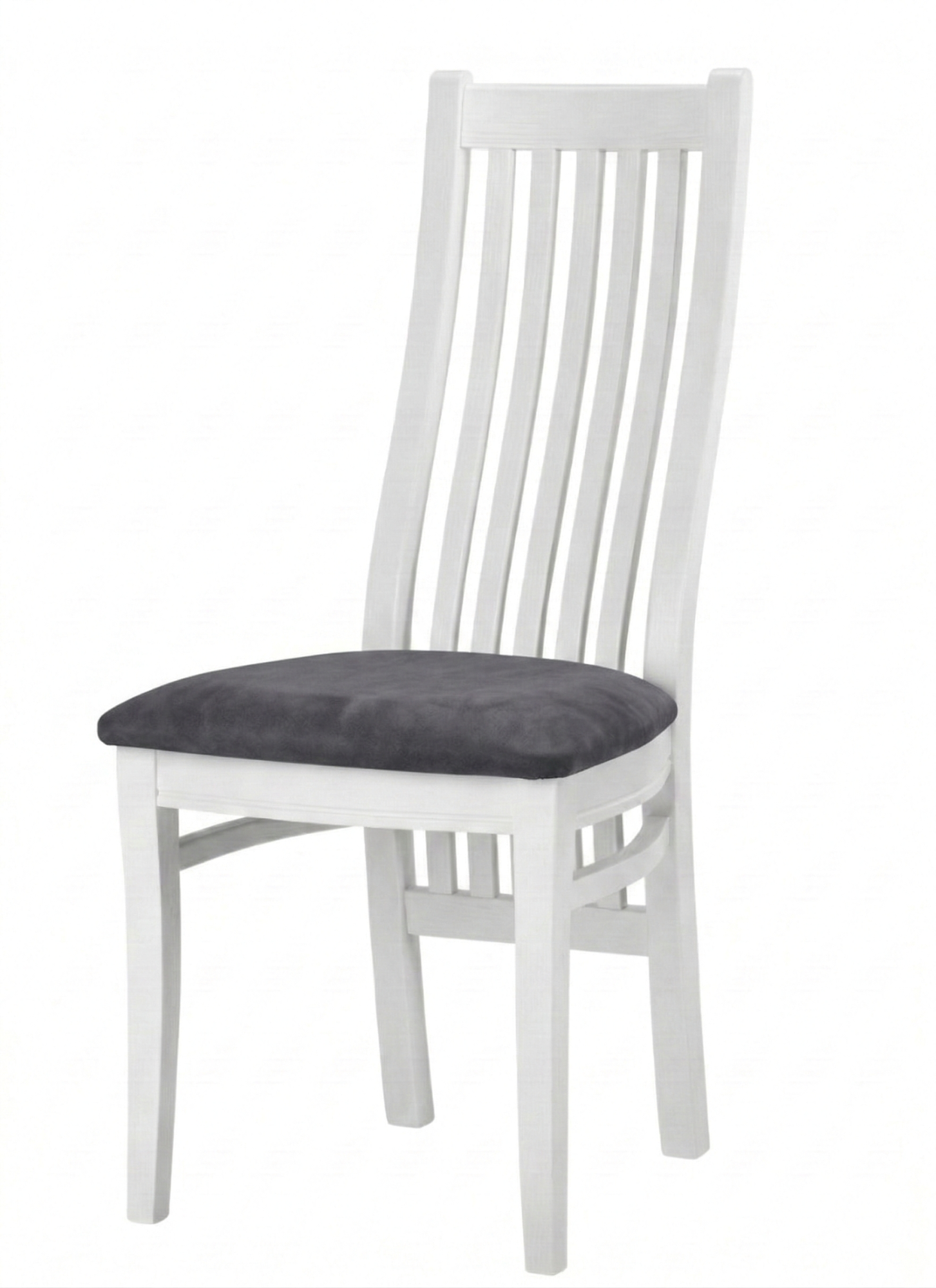 Стул Альпина мягкая (BOX 4) белая эмаль Тк.Катанья Сильвер (С-11) Краснодар