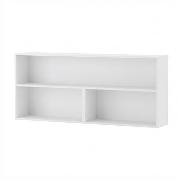 Гостиная Апполия Шкаф навесной (корпус) белый