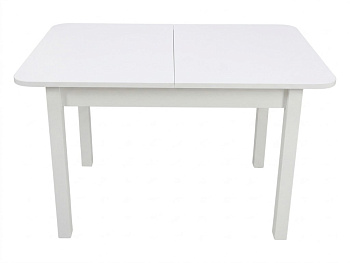Стол Висма раздвижной 1200(1980)*800 ноги квадро белые Белое Пл.L011ТС белый