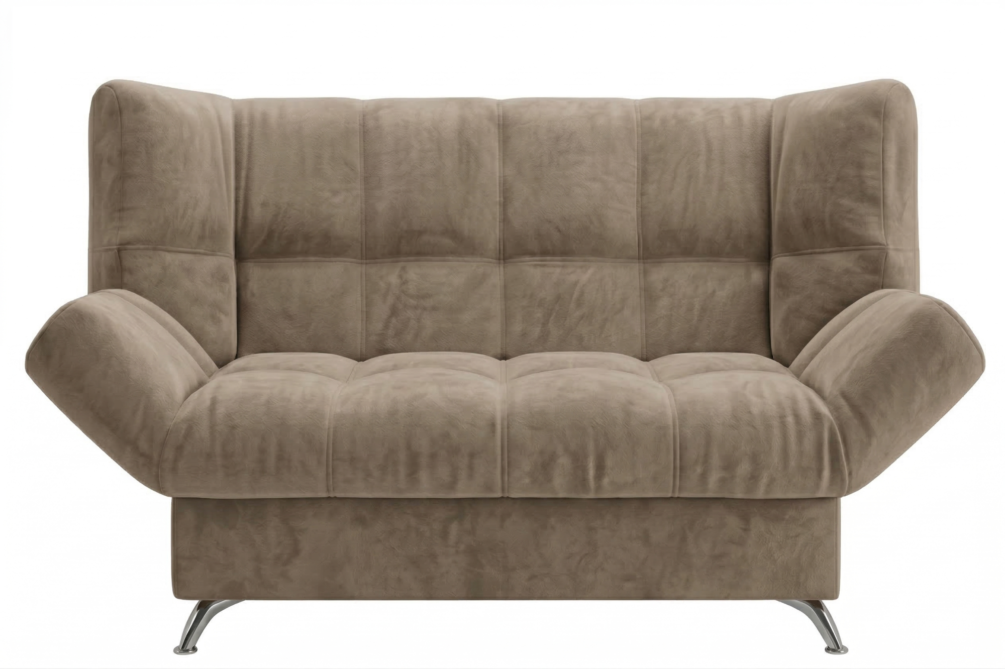 Диван Клик-кляк 8 ДК прямой Тк.Катания VL-2101-03 (светло-коричневый) 1 кат Апогей